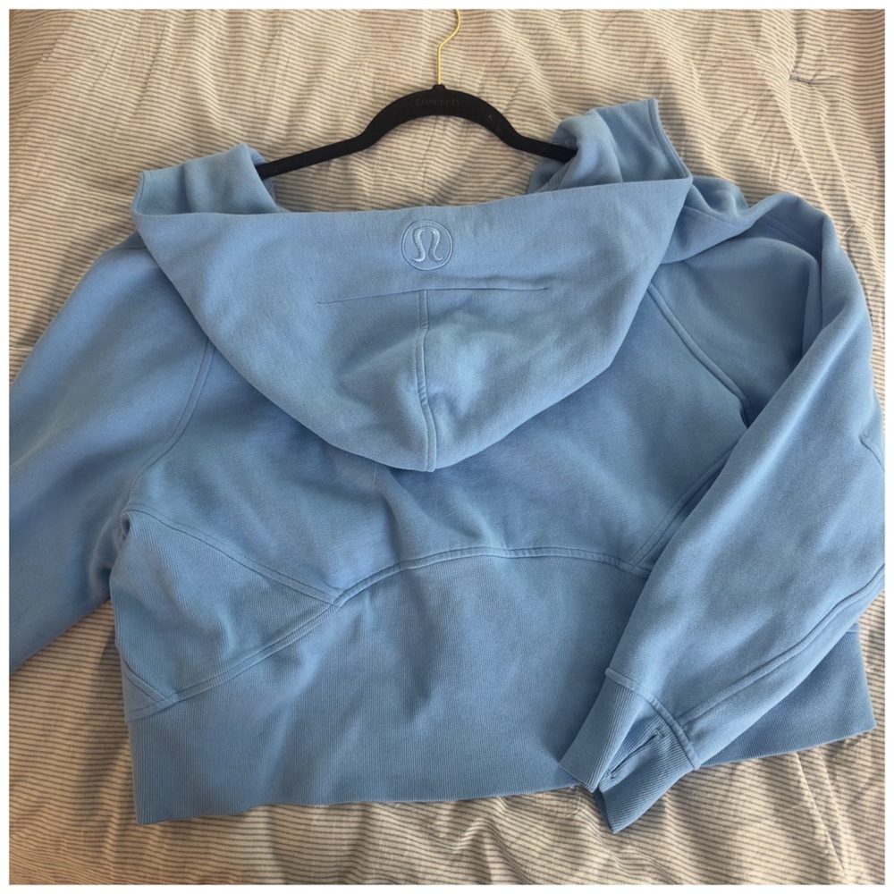 Lululemon Aero Blue Full Zip Scuba Jacket - Picture 4 of 7